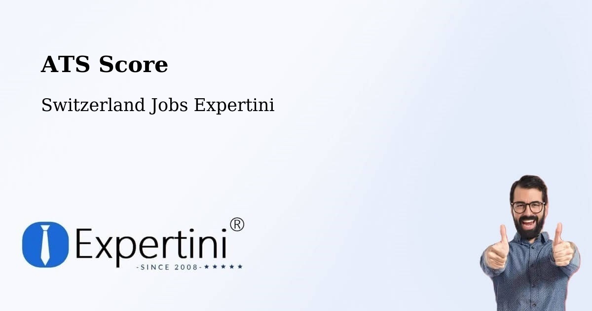 Resume ATS Score & Job Description Match Tool – Chiasso - Switzerland Jobs Expertini